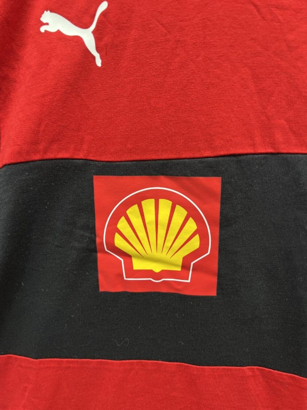 Puma Ferrari Shirt Mens Large Red Formula One Ferrari SF Team Tee Scuderia - Picture 9 of 12
